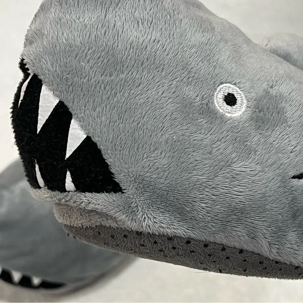 Old Navy Shark Slippers XL 3-4